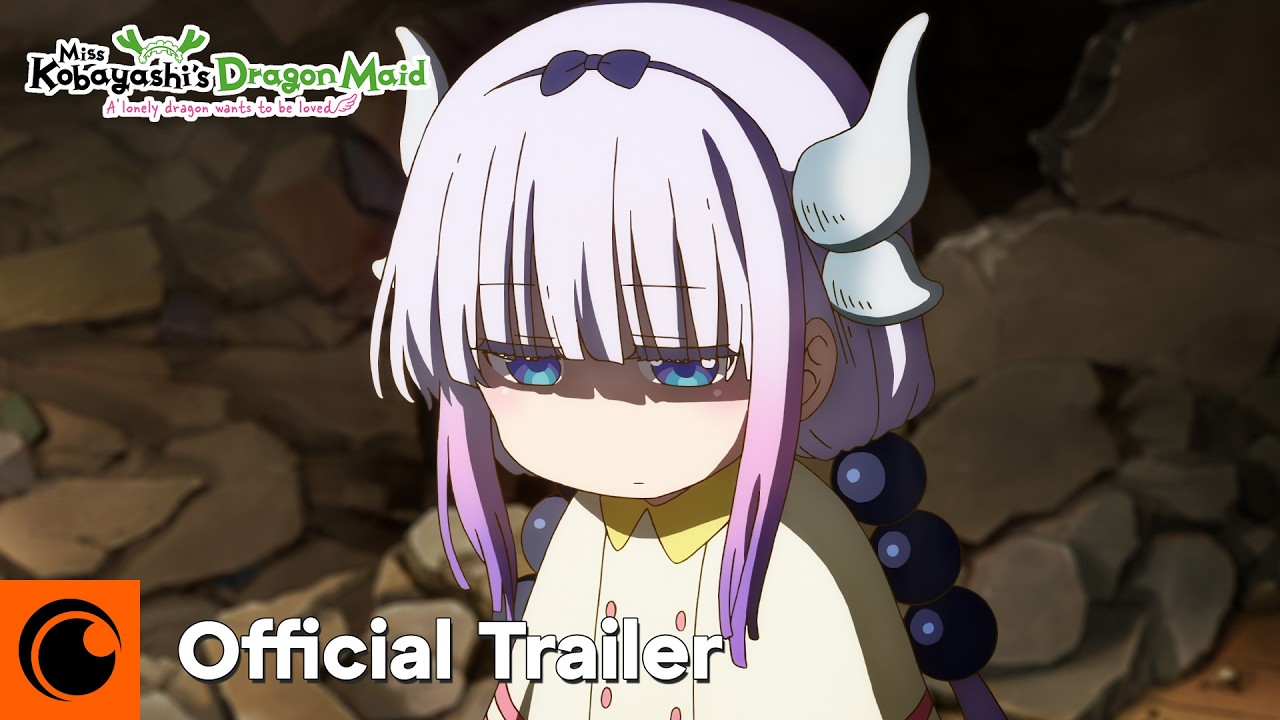 Miss Kobayashi's Dragon Maid: A lonely dragon wants to be loved Trailer